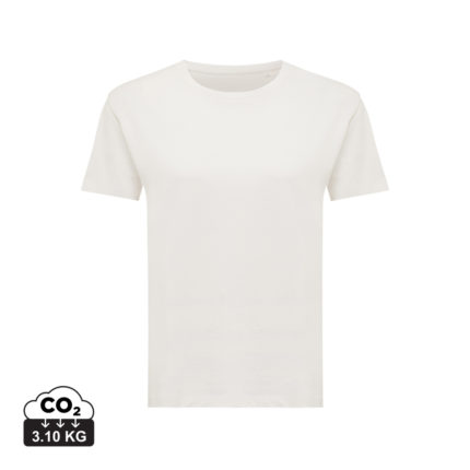 T-shirts femmes durables couleur ivory white en 30% recyclé et 70% organiquede la marque iqoniq
