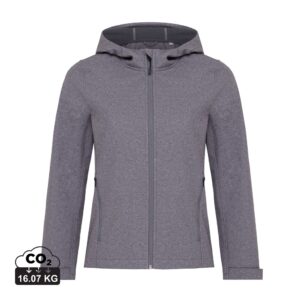 Vestes pour femmes durables couleur vulcano heather grey en 91% polyester recyclé