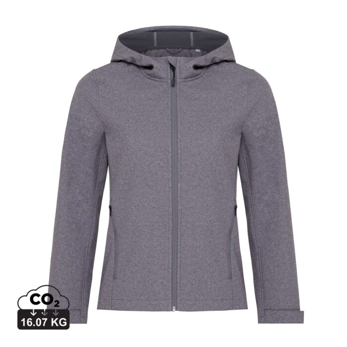 Vestes pour femmes durables couleur vulcano heather grey en 91% polyester recyclé