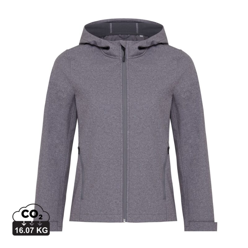 Vestes pour femmes durables couleur vulcano heather grey en 91% polyester recyclé