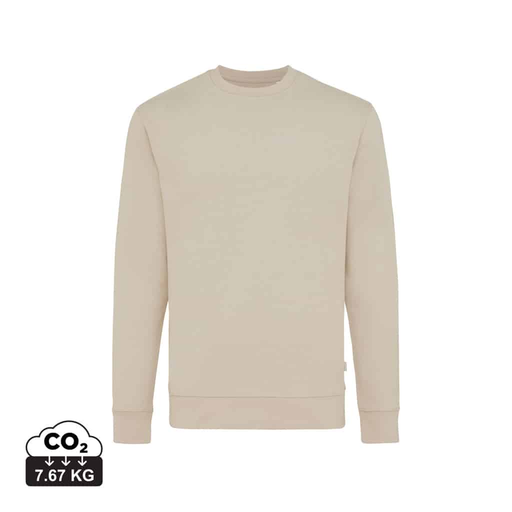 sweatshirts_unisexes_durables_iqoniq_50%_recyclé_et_50%_organique_desert Sweatshirts unisexes durables couleur desert en 50% recyclé et 50% organiquede la marque iqoniq