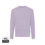 Sweatshirts unisexes durables couleur lavender en 50% recyclé et 50% organiquede la marque iqoniq