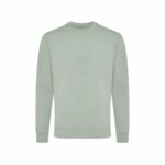 Sweatshirts unisexes durables couleur Iceberg green en 50% recyclé et 50% organiquede la marque iqoniq