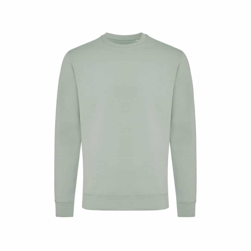 sweatshirts_unisexes_durables_iqoniq_50%_recyclé_et_50%_organique_iceberg_green Sweatshirts unisexes durables couleur Iceberg green en 50% recyclé et 50% organiquede la marque iqoniq