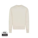 Sweatshirts unisexes durables couleur natural raw en 50% recyclé et 50% organiquede la marque iqoniq