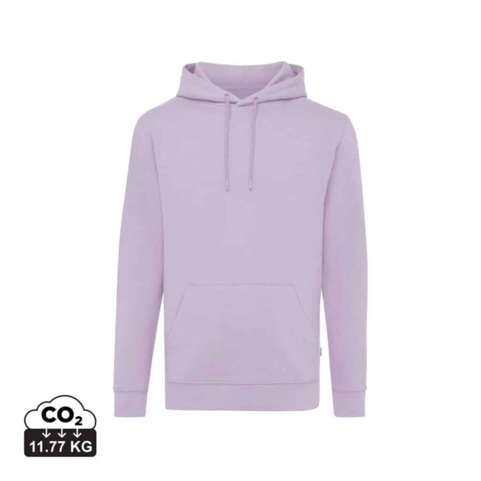 Sweatshirts unisexes durables couleur lavender en 50% recyclé et 50% organiquede la marque iqoniq