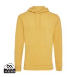 Sweatshirts unisexes durables couleur ochre yellow en 50% recyclé et 50% organiquede la marque iqoniq