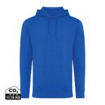 Sweatshirts unisexes durables couleur bleu royal en 50% recyclé et 50% organiquede la marque iqoniq