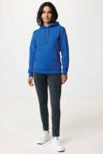 Sweatshirts unisexes durables couleur bleu royal en 50% recyclé et 50% organiquede la marque iqoniq