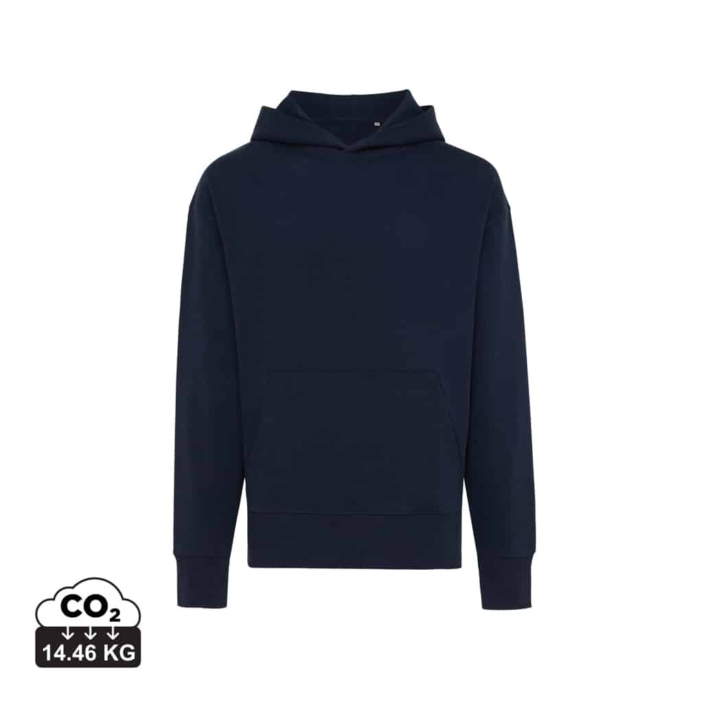 sweatshirts_unisexes_durables_iqoniq_50%_recyclé_et_50%_organique_bleu_marine Sweatshirts unisexes durables couleur bleu marine en 50% recyclé et 50% organiquede la marque iqoniq