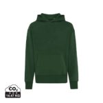 Sweatshirts unisexes durables couleur forest green en 50% recyclé et 50% organiquede la marque iqoniq