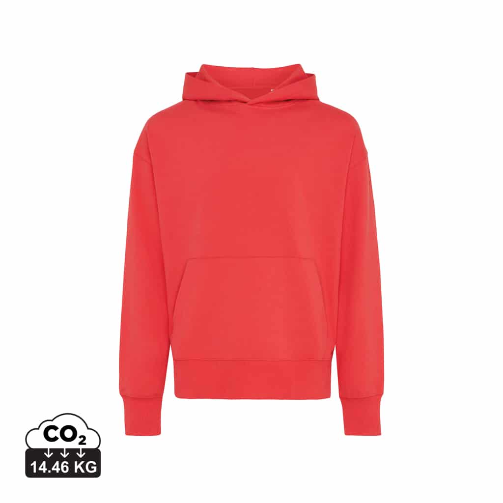 sweatshirts_unisexes_durables_iqoniq_50%_recyclé_et_50%_organique_luscious_red Sweatshirts unisexes durables couleur luscious red en 50% recyclé et 50% organiquede la marque iqoniq