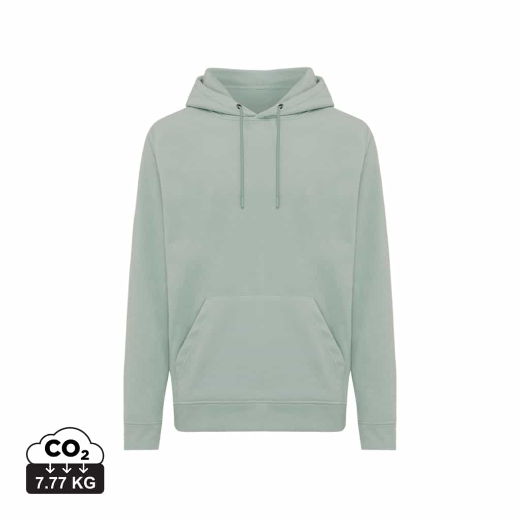 sweat_à_capuche_polaires_unisexes_durables_iqoniq_100%_polyester_recyclé_iceberg_green Sweat à capuche polaires unisexes durables couleur Iceberg green en 100% polyester recycléde la marque iqoniq