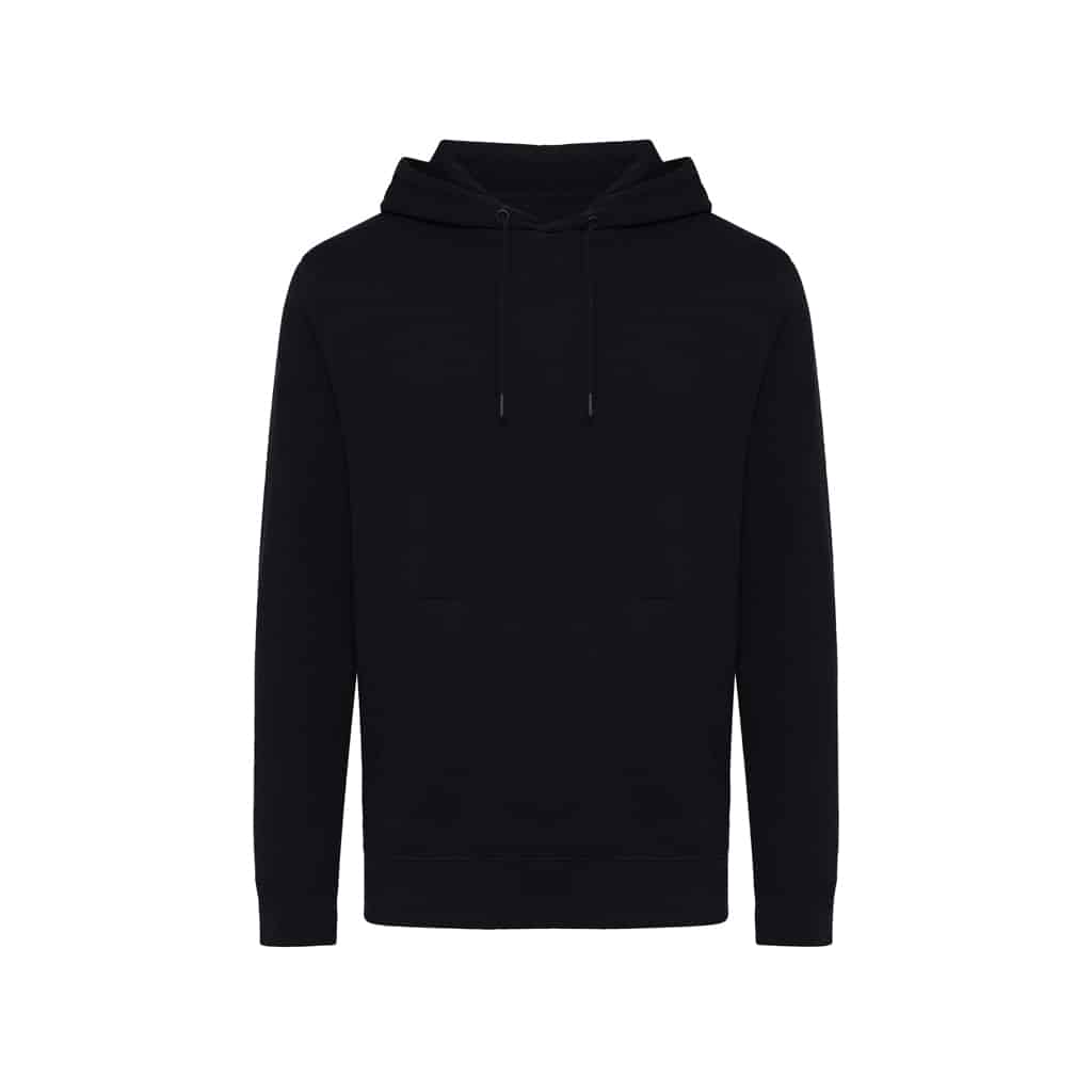 sweatshirts_unisexes_durables_iqoniq_30%_recyclé_et_70%_organique_noir Sweatshirts unisexes durables couleur noir en 30% recyclé et 70% organiquede la marque iqoniq