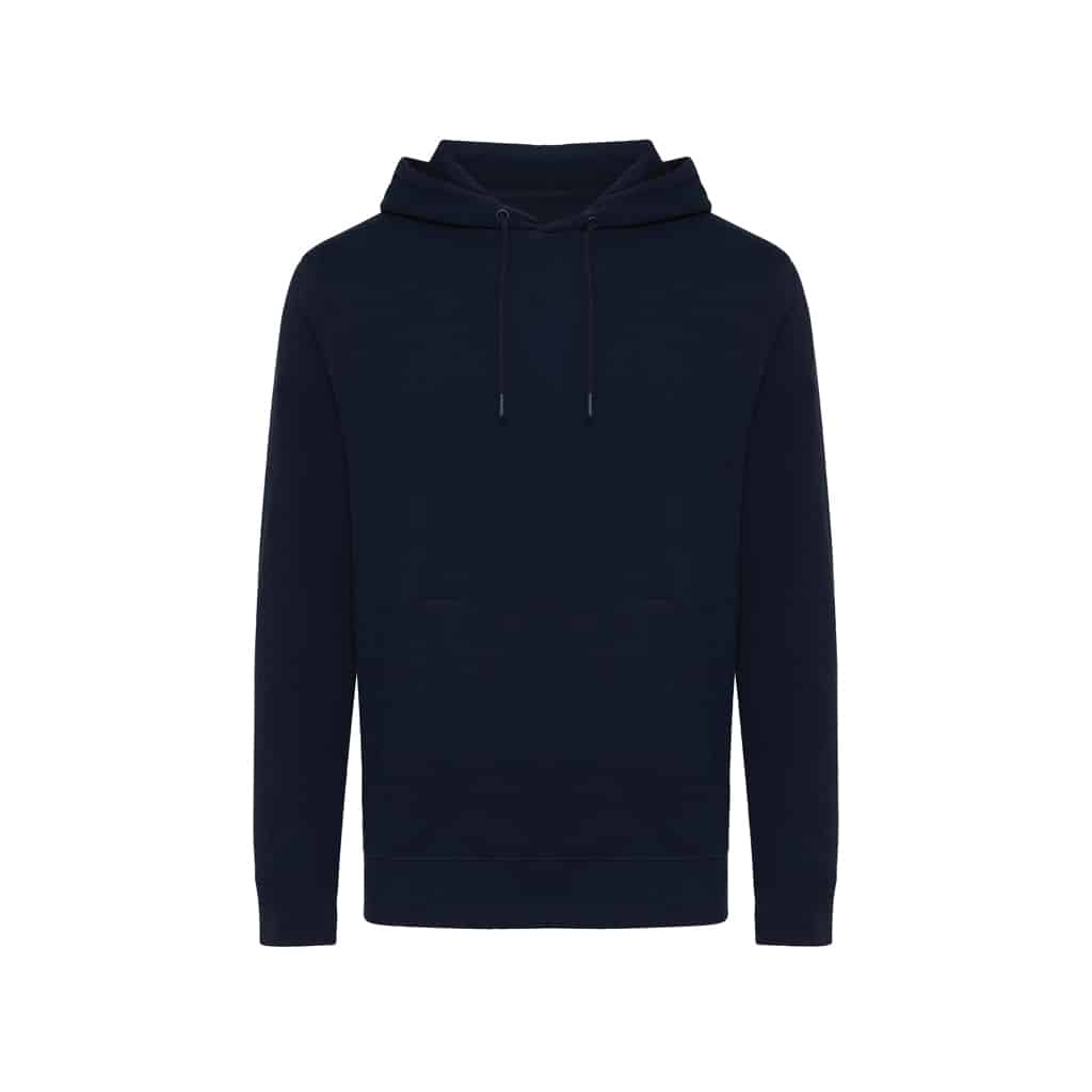 sweatshirts_unisexes_durables_iqoniq_30%_recyclé_et_70%_organique_bleu_marine Sweatshirts unisexes durables couleur bleu marine en 30% recyclé et 70% organiquede la marque iqoniq