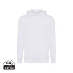 Sweatshirts unisexes durables couleur recycled white en 30% recyclé et 70% organiquede la marque iqoniq