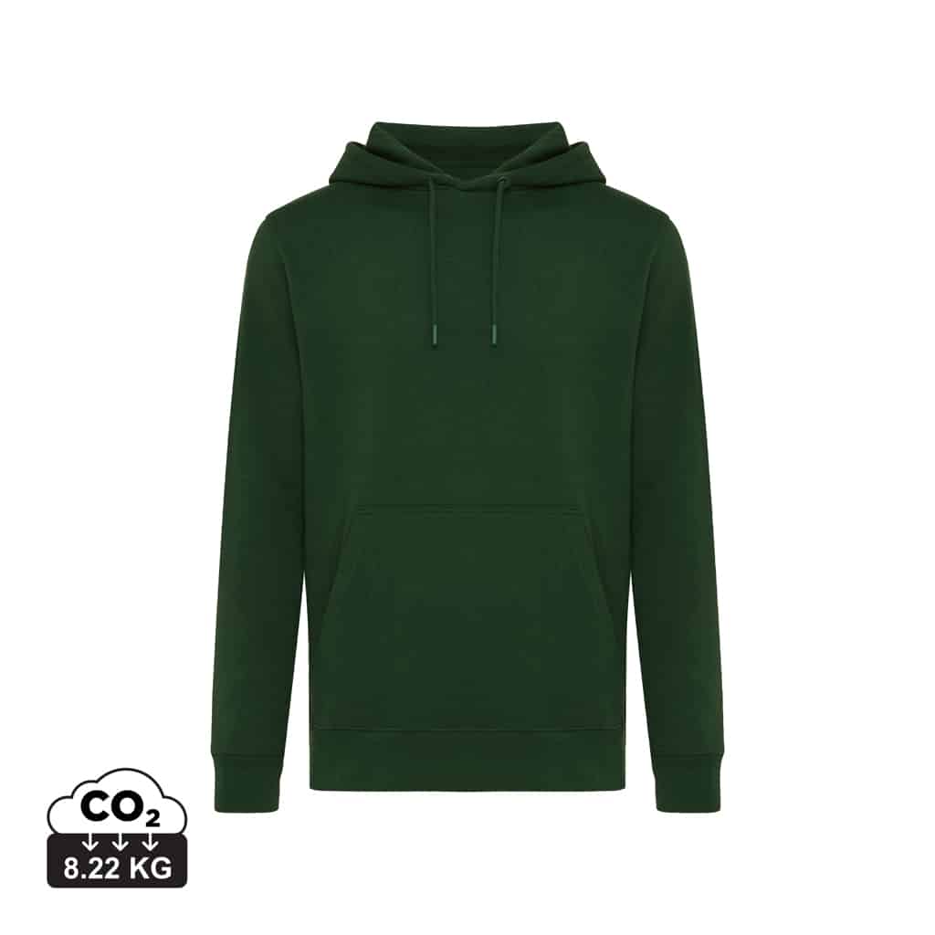 sweatshirts_unisexes_durables_iqoniq_30%_recyclé_et_70%_organique_forest_green Sweatshirts unisexes durables couleur forest green en 30% recyclé et 70% organiquede la marque iqoniq