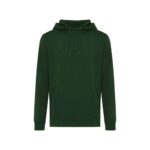 Sweatshirts unisexes durables couleur forest green en 30% recyclé et 70% organiquede la marque iqoniq