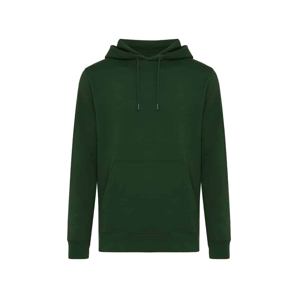 sweatshirts_unisexes_durables_iqoniq_30%_recyclé_et_70%_organique_forest_green Sweatshirts unisexes durables couleur forest green en 30% recyclé et 70% organiquede la marque iqoniq