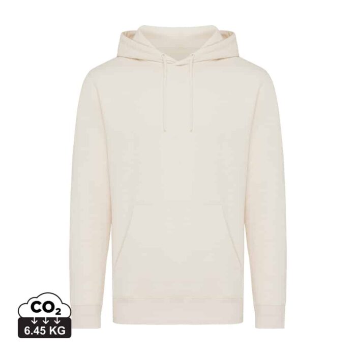 Sweatshirts unisexes durables couleur natural raw en 30% recyclé et 70% organiquede la marque iqoniq