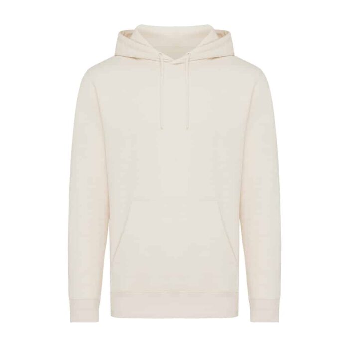 Sweatshirts unisexes durables couleur natural raw en 30% recyclé et 70% organiquede la marque iqoniq