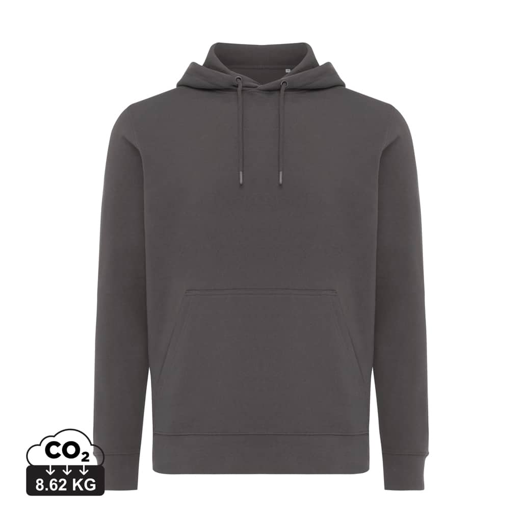 sweatshirts_unisexes_durables_iqoniq_30%_recyclé_et_70%_organique_antracite Sweatshirts unisexes durables couleur antracite en 30% recyclé et 70% organiquede la marque iqoniq