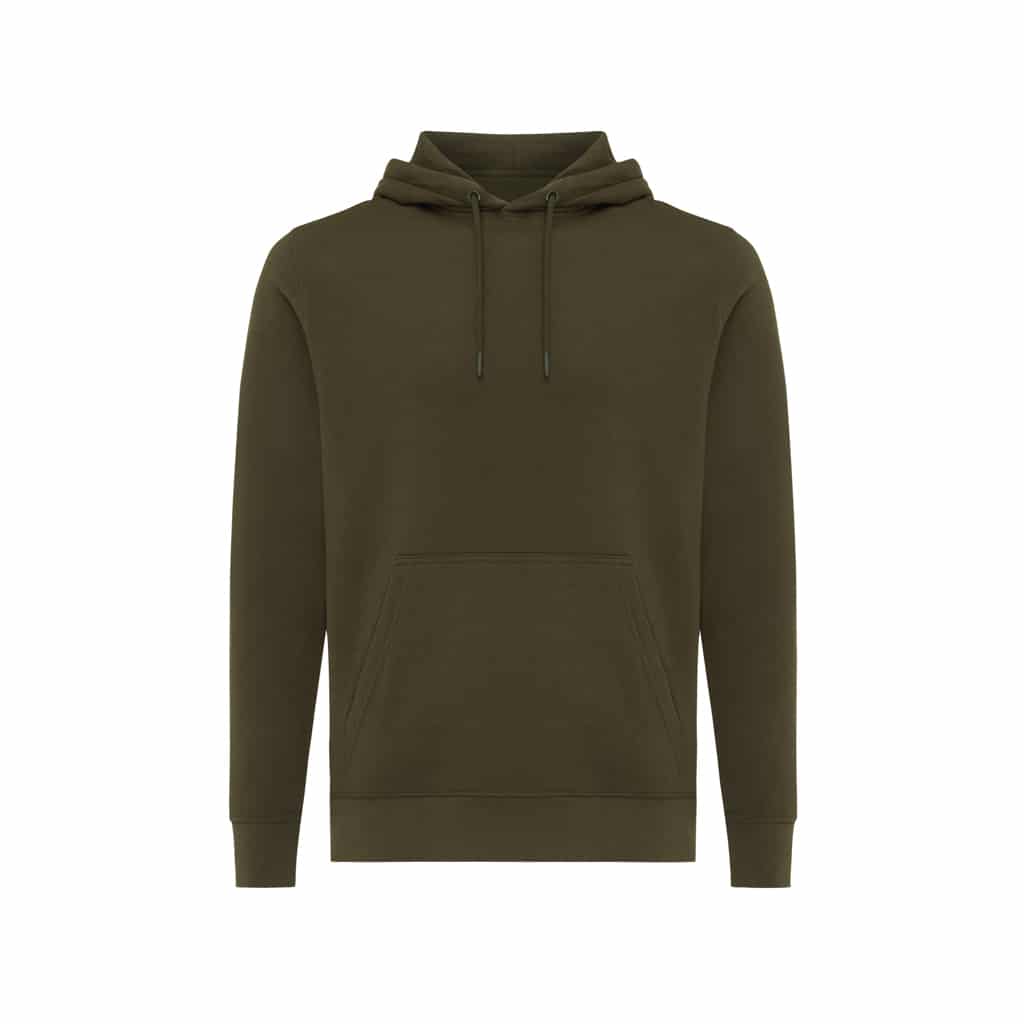 sweatshirts_unisexes_durables_iqoniq_30%_recyclé_et_70%_organique_kaki Sweatshirts unisexes durables couleur kaki en 30% recyclé et 70% organiquede la marque iqoniq
