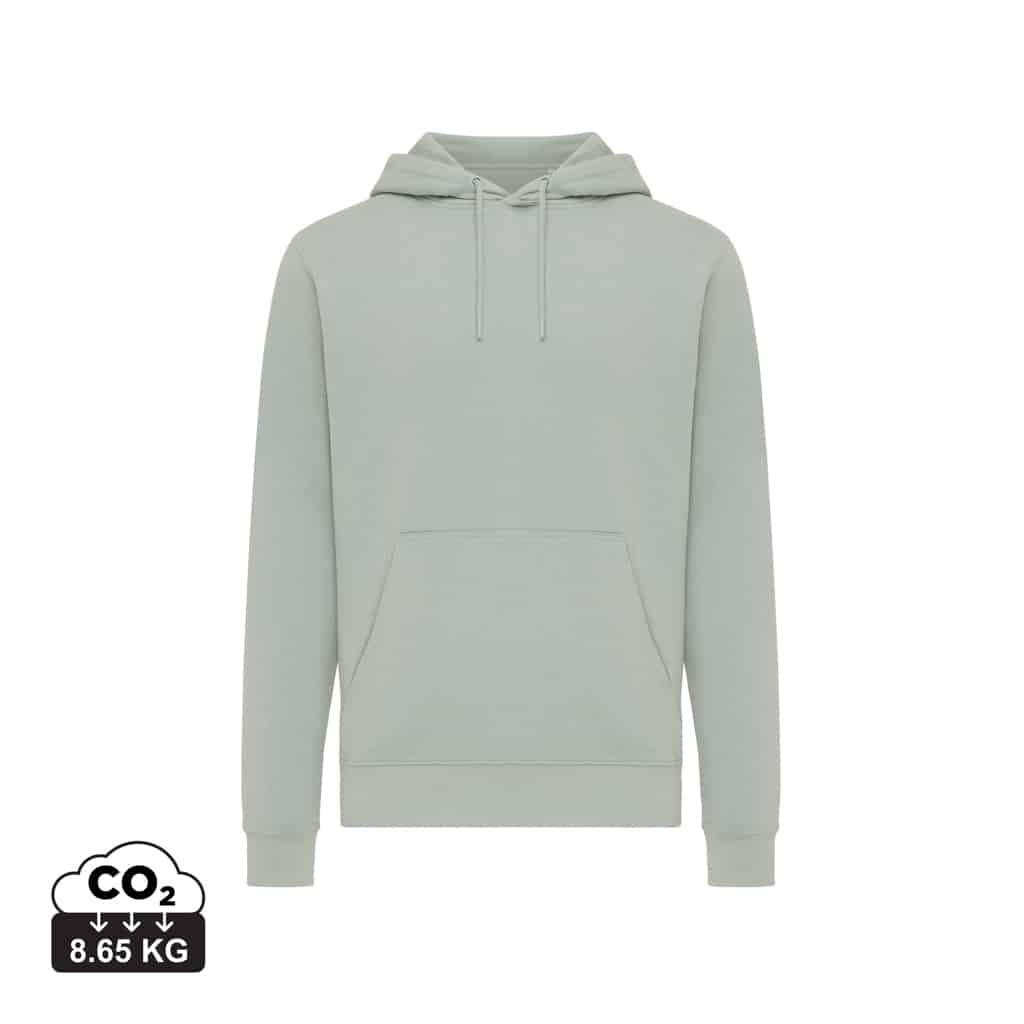 sweatshirts_unisexes_durables_iqoniq_30%_recyclé_et_70%_organique_iceberg_green Sweatshirts unisexes durables couleur Iceberg green en 30% recyclé et 70% organiquede la marque iqoniq