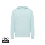 Sweatshirts unisexes durables couleur crushed mint en 30% recyclé et 70% organiquede la marque iqoniq