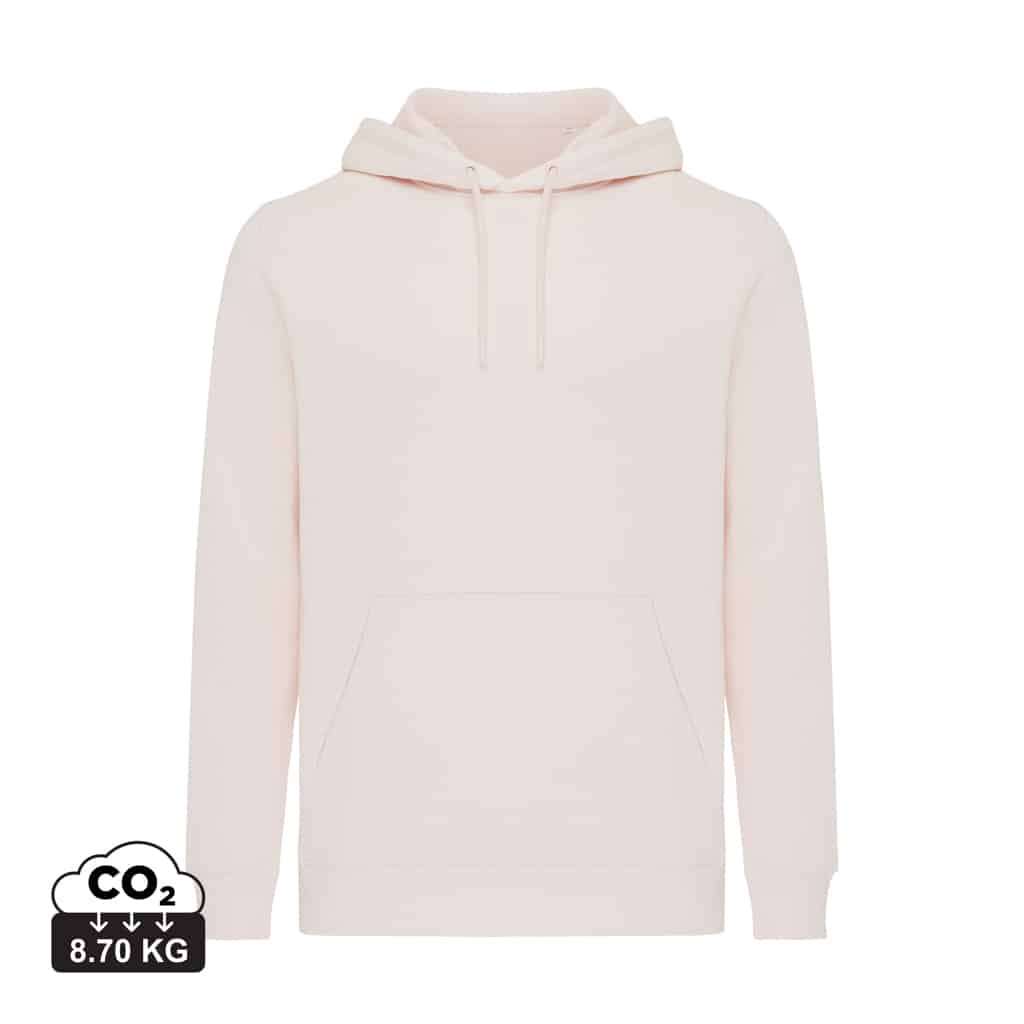 sweatshirts_unisexes_durables_iqoniq_30%_recyclé_et_70%_organique_cloud_pink Sweatshirts unisexes durables couleur cloud pink en 30% recyclé et 70% organiquede la marque iqoniq