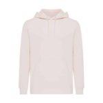 Sweatshirts unisexes durables couleur cloud pink en 30% recyclé et 70% organiquede la marque iqoniq
