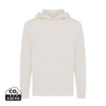 Sweatshirts unisexes durables couleur ivory white en 30% recyclé et 70% organiquede la marque iqoniq