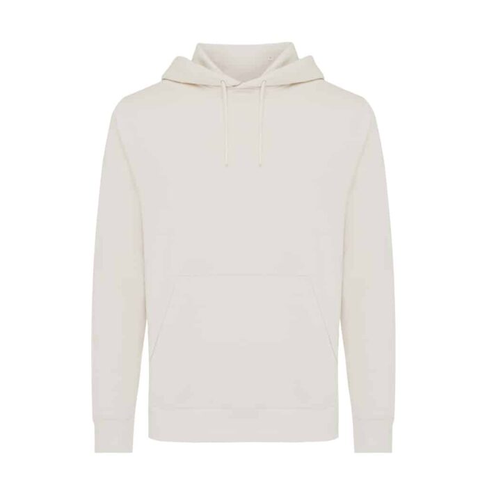 Sweatshirts unisexes durables couleur ivory white en 30% recyclé et 70% organiquede la marque iqoniq
