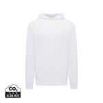 Sweatshirts unisexes durables couleur recycled white en 30% recyclé et 70% organiquede la marque iqoniq