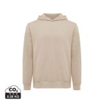 Sweatshirts unisexes durables couleur desert en 30% recyclé et 70% organiquede la marque iqoniq