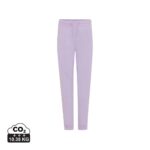 Pantalons unisexes durables couleur lavender en 50% recyclé et 50% organiquede la marque iqoniq