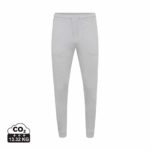 Pantalons unisexes durables couleur heather grey en 50% recyclé et 50% organiquede la marque iqoniq