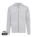 Sweatshirts unisexes durables couleur heather grey en 50% recyclé et 50% organiquede la marque iqoniq