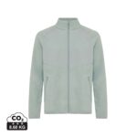 Vestes polaires unisexes durables couleur Iceberg green en 100% polyester recycléde la marque iqoniq