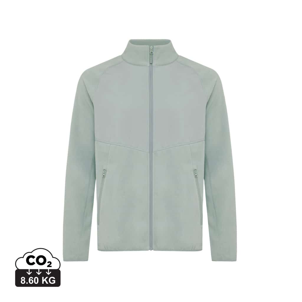 vestes_polaires_unisexes_durables_iqoniq_100%_polyester_recyclé_iceberg_green Vestes polaires unisexes durables couleur Iceberg green en 100% polyester recycléde la marque iqoniq