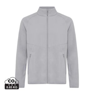 Vestes polaires unisexes durables couleur storm grey en 100% polyester recycléde la marque iqoniq