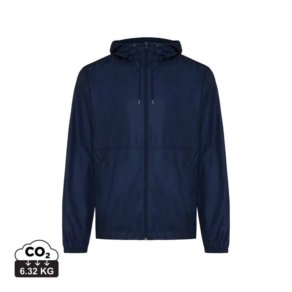 vestes_unisexes_durables_iqoniq_100%_polyester_recyclé_bleu_marine Vestes unisexes durables couleur bleu marine en 100% polyester recycléde la marque iqoniq
