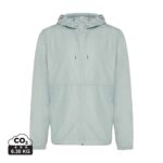Vestes unisexes durables couleur Iceberg green en 100% polyester recycléde la marque iqoniq