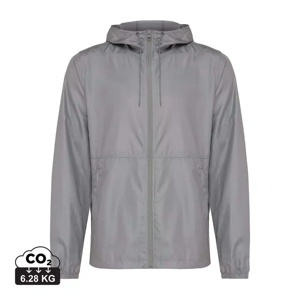 vestes_unisexes_durables_iqoniq_100%_polyester_recyclé_gris_argent IQONIQ Logan recycled polyester lightweight jacket - Image 1