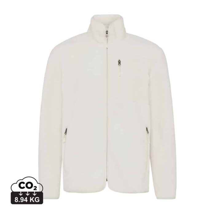 Vestes polaires unisexes durables couleur naturel en 100% polyester recycléde la marque iqoniq