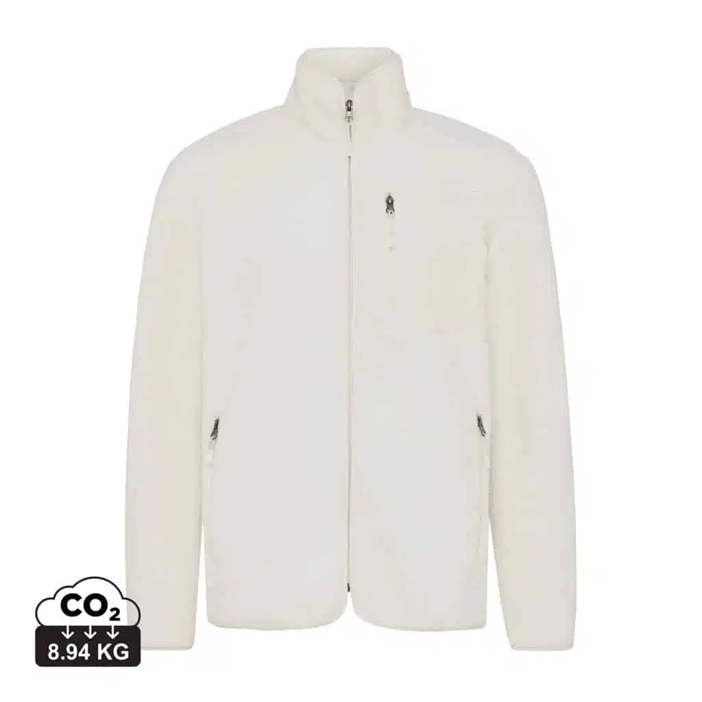 vestes_polaires_unisexes_durables_iqoniq_100%_polyester_recyclé_naturel IQONIQ Diran recycled polyester pile fleece jacket - Image 1