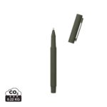Stylos en métal durables couleur vert en Acier inoxydable recyclé