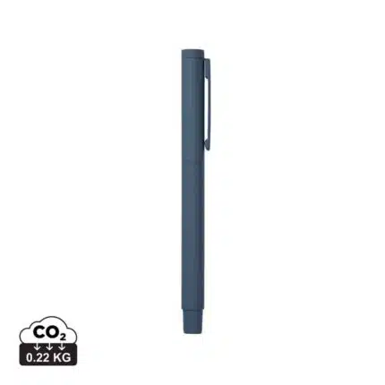 Stylos en métal durables couleur bleu marine en Acier inoxydable recyclé