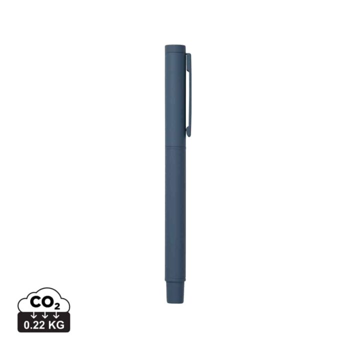 Stylos en métal durables couleur bleu marine en Acier inoxydable recyclé