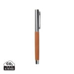 Stylos en métal durables couleur marron en Acier inoxydable recyclé